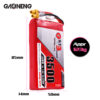 GNB Battery 7.6V 3500mAh 2S for FrSky Taranis QX7 - Image 4