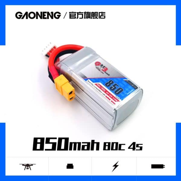 GNB Battery 14.8V 80C 850mAh 4S XT30 - Image 4