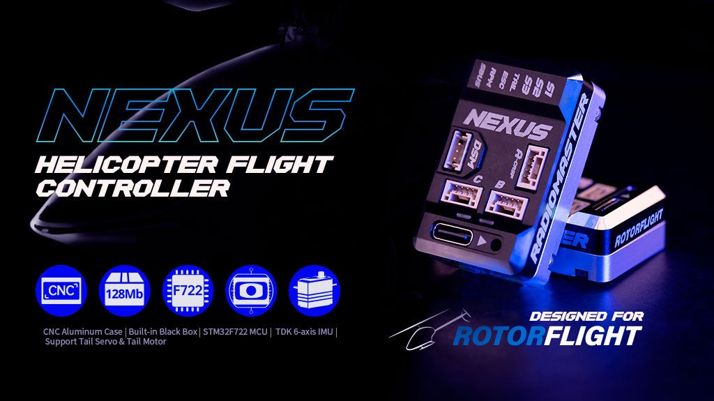 RadioMaster Helicopter Flybarless Flight Controller - 7