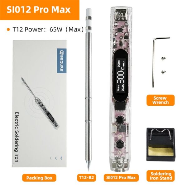 Sequre SI012 Pro Max Portable OLED Soldering Iron (4 Options) - Image 5