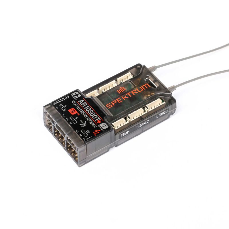 Spektrum AR10360T+ 10 Channel AS3X+ & SAFE Telemetry Receiver