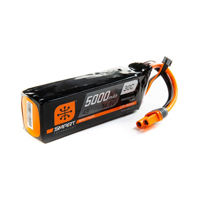Spektrum 5000mAh 4S 14.8V Smart LiPo 30C IC5