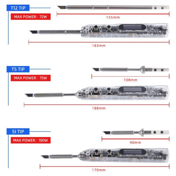 Sequre TS Soldering Iron Tips (8 Types) - Image 10