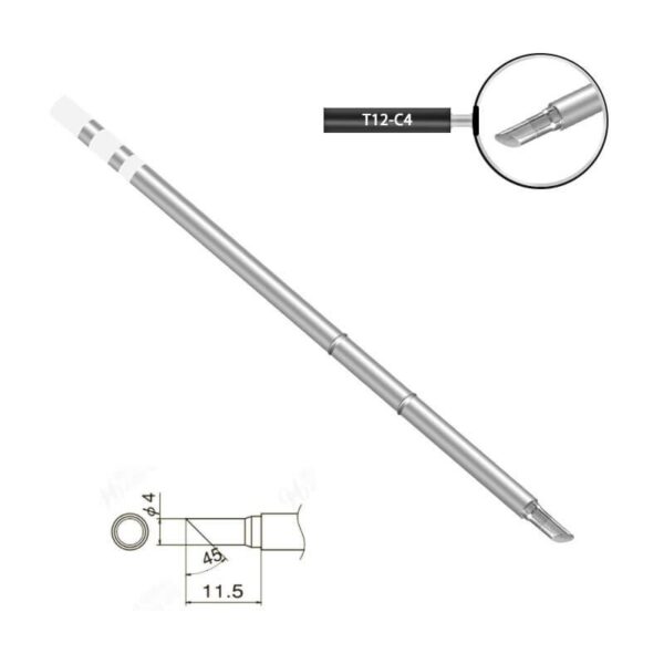 Sequre T12 Soldering Iron Tips (8 Types) - T12-C4 Tip