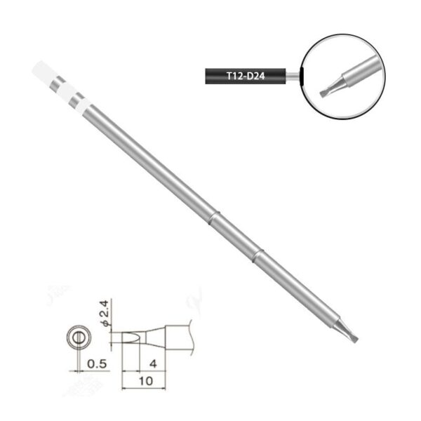 Sequre T12 Soldering Iron Tips (8 Types) - T12-D24 Tip