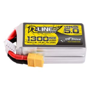 Tattu R-Line Version 5.0 14.8V 150C 1300mAh 4S Battery - main