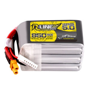 Tattu R-Line Version 5.0 22.2V 150C 850mAh 6S Battery - main