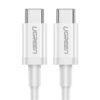 UGREEN USB-C 2.0 Male To USB-C 2.0 Male 3A Data Cable - White 1m