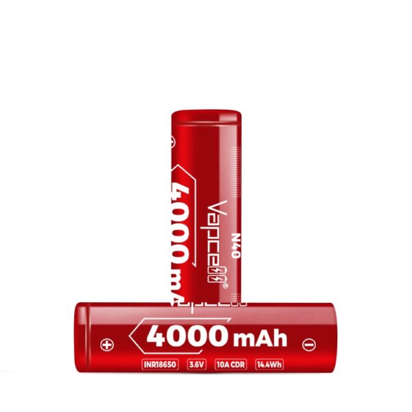 VapCell N40 18650 4000mAh 10A Battery - 5