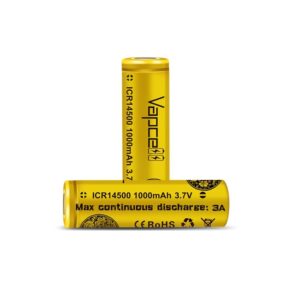 li-ion 1000mah 14500 AA battery New Zealand Vapcell