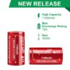 Vapcell A11 1100mAh 10A 18350 Battery - Image 2