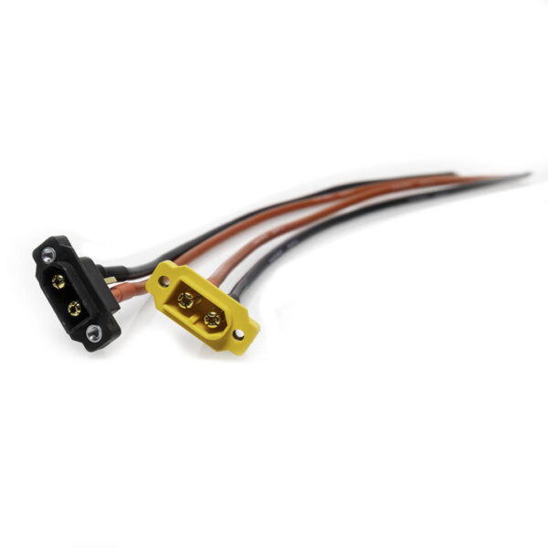 Amass XT60 Panel Pigtail Mount (XT60E-W / XT60IE-M)