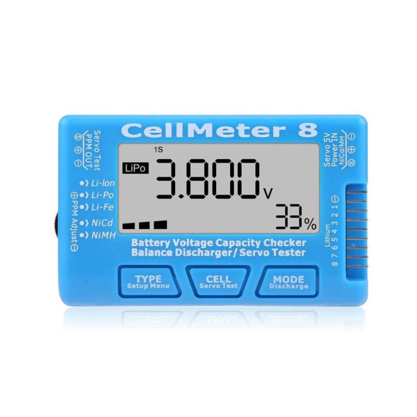 CellMeter 8 2-8S Battery Tester and Cell Checker