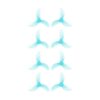 Gemfan 40mm 1608 3-blade Propeller 1.5mm Set of 8 (3 Colours) - Image 3