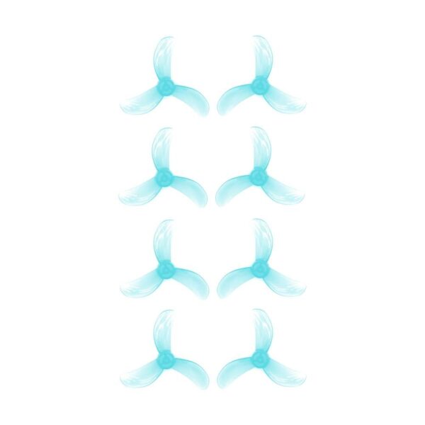 Gemfan 40mm 1608 3-blade Propeller 1.5mm Set of 8 (3 Colours) - Image 3