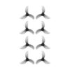 Gemfan 40mm 1608 3-blade Propeller 1.5mm Set of 8 (3 Colours)