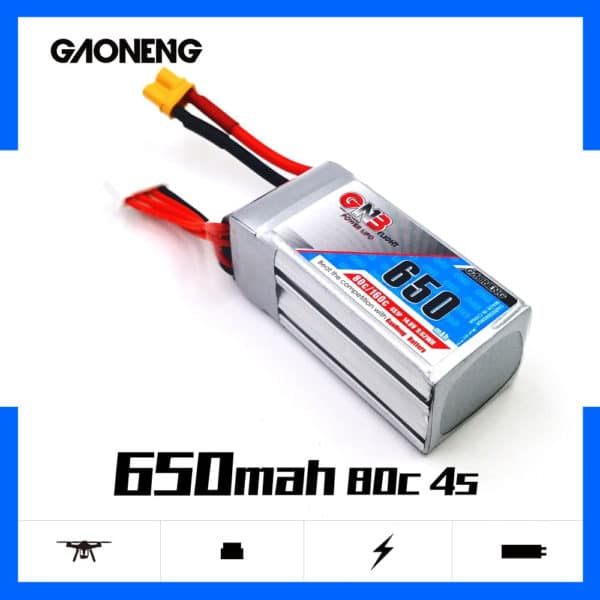 gaoneng gnb lipo battery 650mah 4s 80c