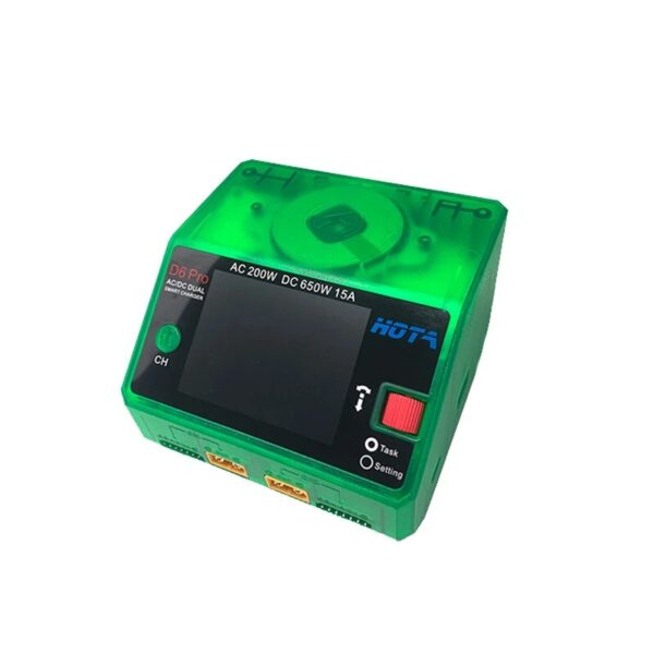 HOTA D6 Pro 325W 15A 1-6S Dual Channel AC/DC Charger - Transparent Colours - Image 2
