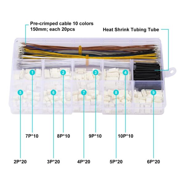JST GH1.25 Connector Kit - Pre-Crimped Cable and Connectors - Image 3