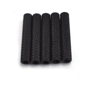 FlyFishRC M2 Knurled Aluminium Standoff Black 5-pack (6 Lengths)