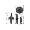 DFRobot 9g 270°Metal Servo with Analog Feedback - Pan Servo - Image 2