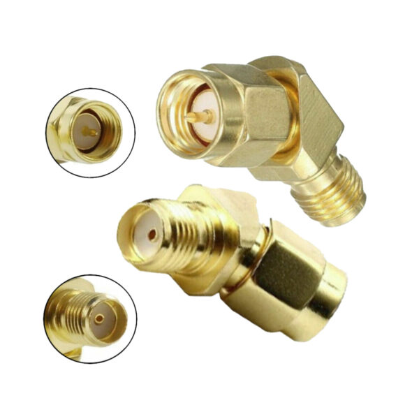 SMA Male to SMA Female 45/135 Degree Adaptor for Goggles - Image 2