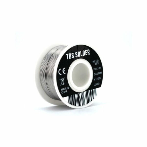 TBS Solder - Premium Leaded Solder 100g (0.8mm)