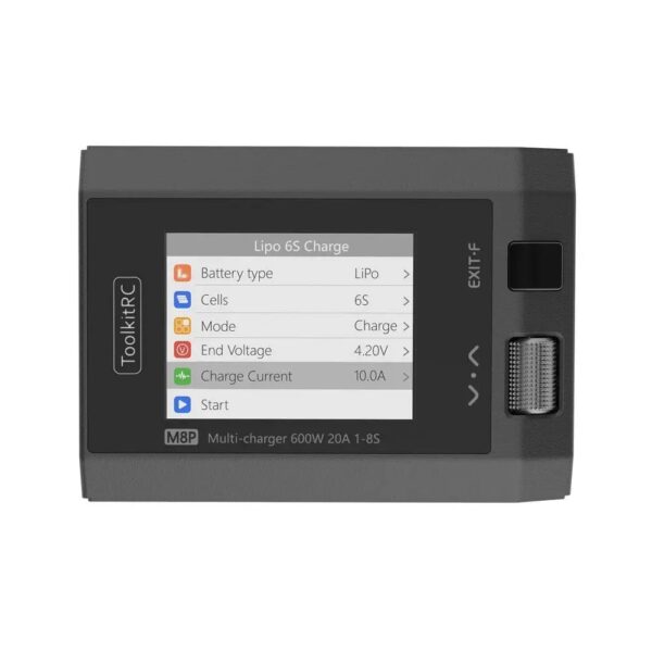 ToolKitRC M8P 1-8S 600W 20A DC Charger - XT60 - Image 3