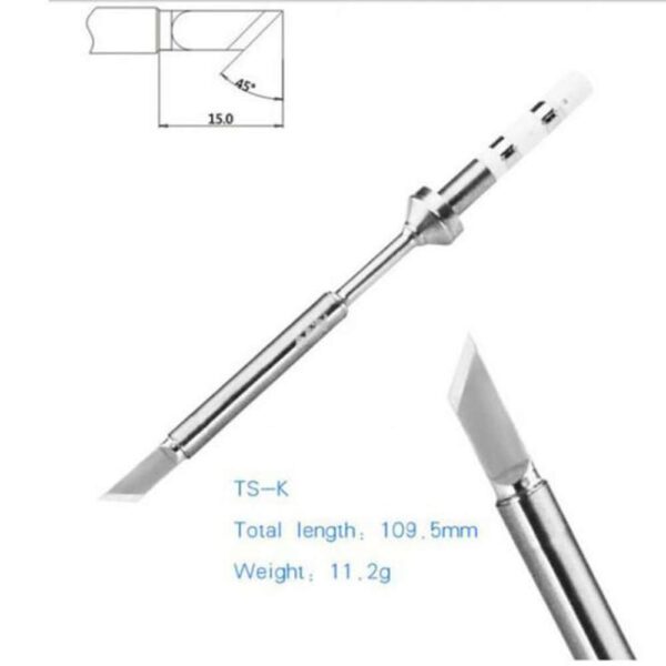 TS100/TS101 Soldering Iron Chisel Tip (Model K) - Image 2