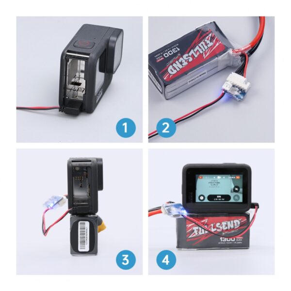 iFlight Type C to 5V Balance Plug Power Cable for GoPro Hero 6/7/8/9 - Image 2